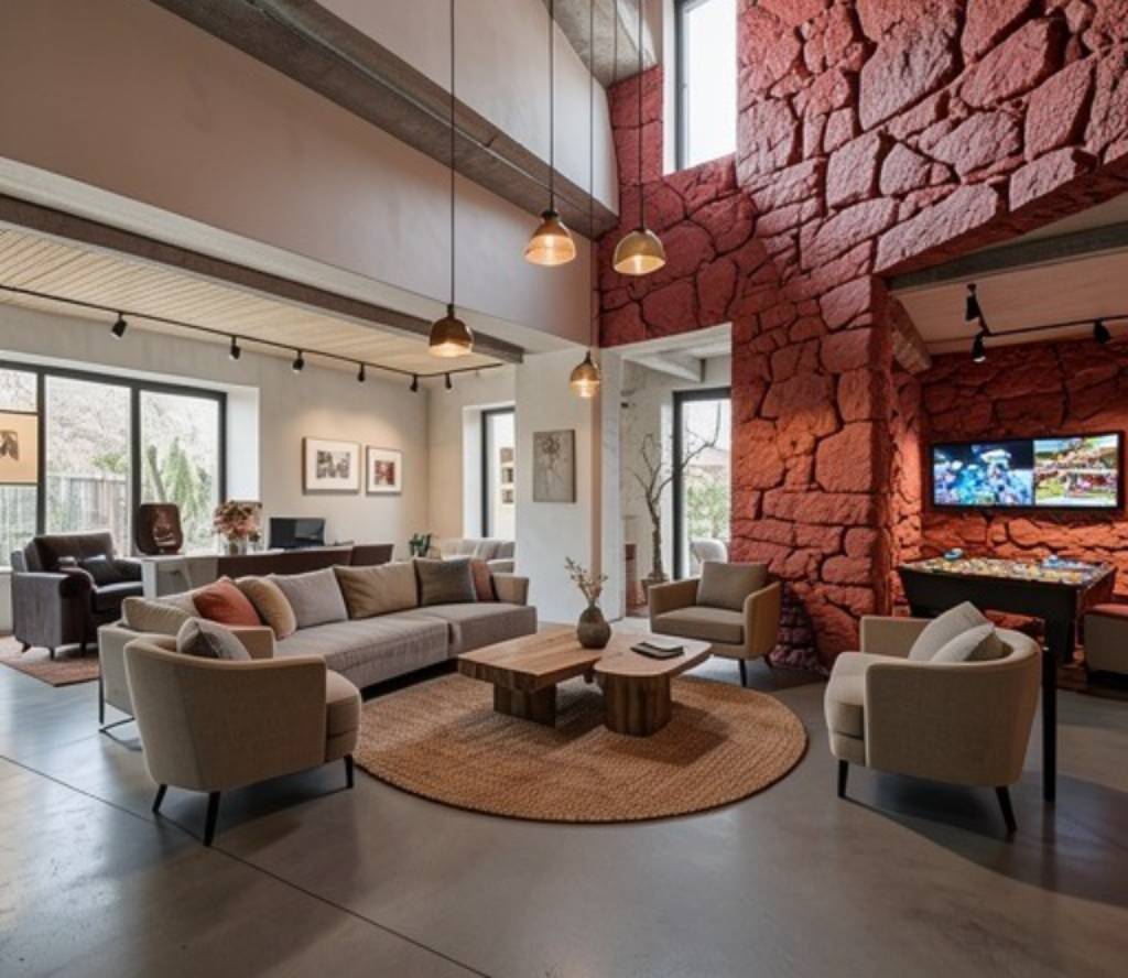 gallery style layout for living room
