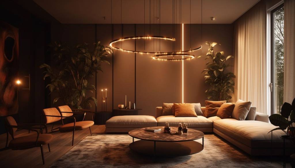 Layered lighting for furniture