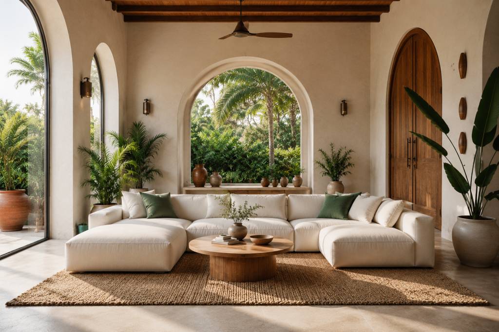 Tropical Modern Living Room Design