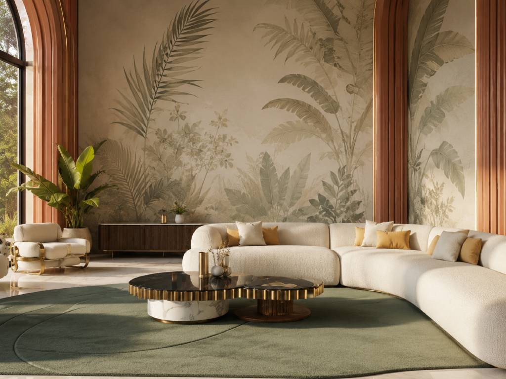 Tropical Pattern Living Room