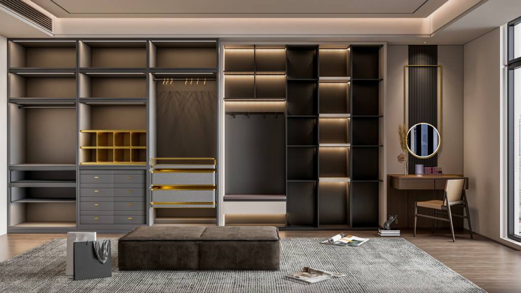 Walk-In Wardrobe Design Idea