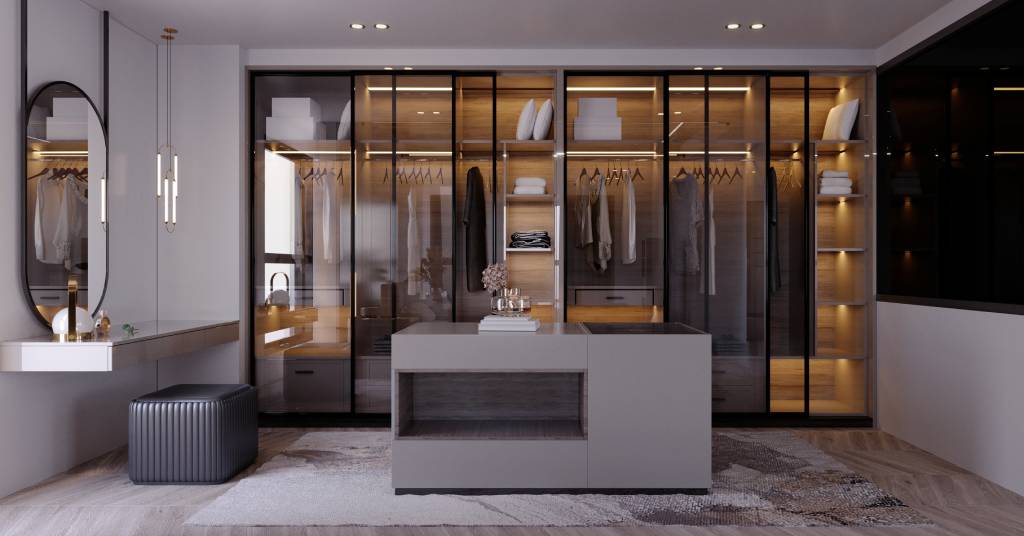 Hinged Wardrobe Design Idea