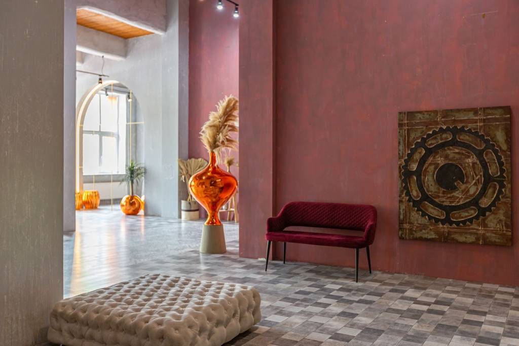 Terracotta Heavy, Handcrafted Indian Look of hall