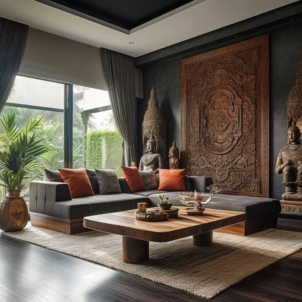 Contemporary Indian Drawing Room