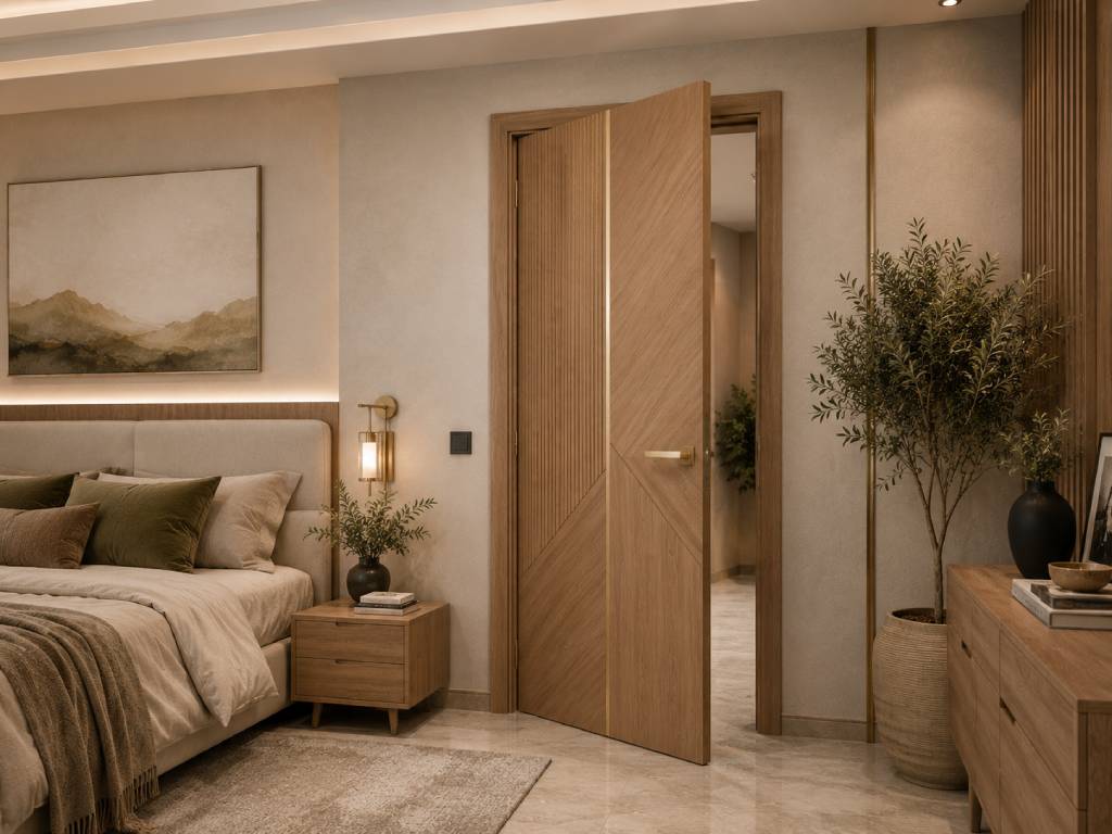 Natural Oak Flush Door