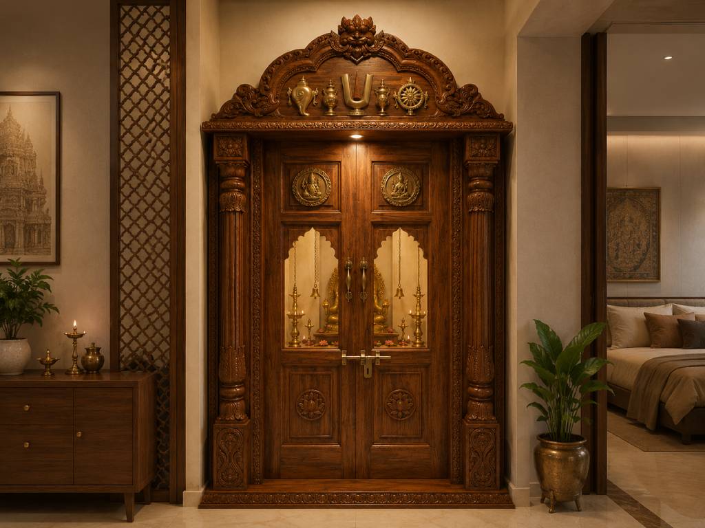 Traditional Carved Double Door