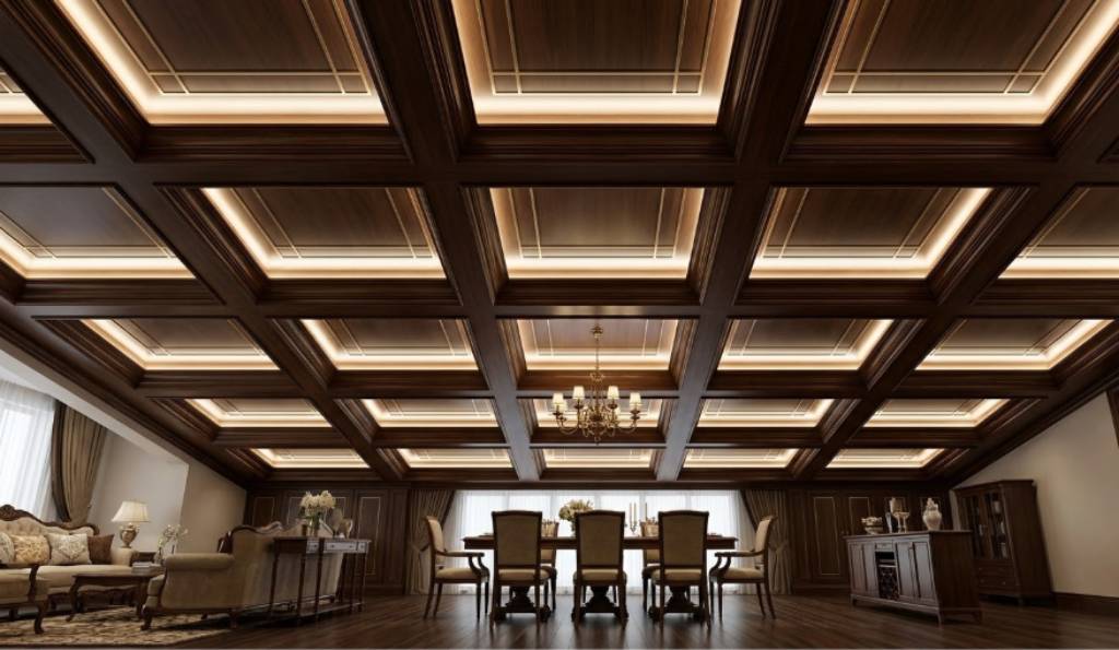 Modern main hall fall ceiling design