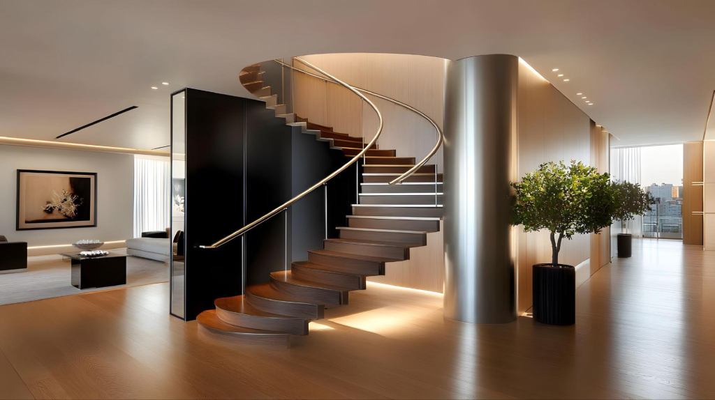 Minimal Linear Staircase Design Idea