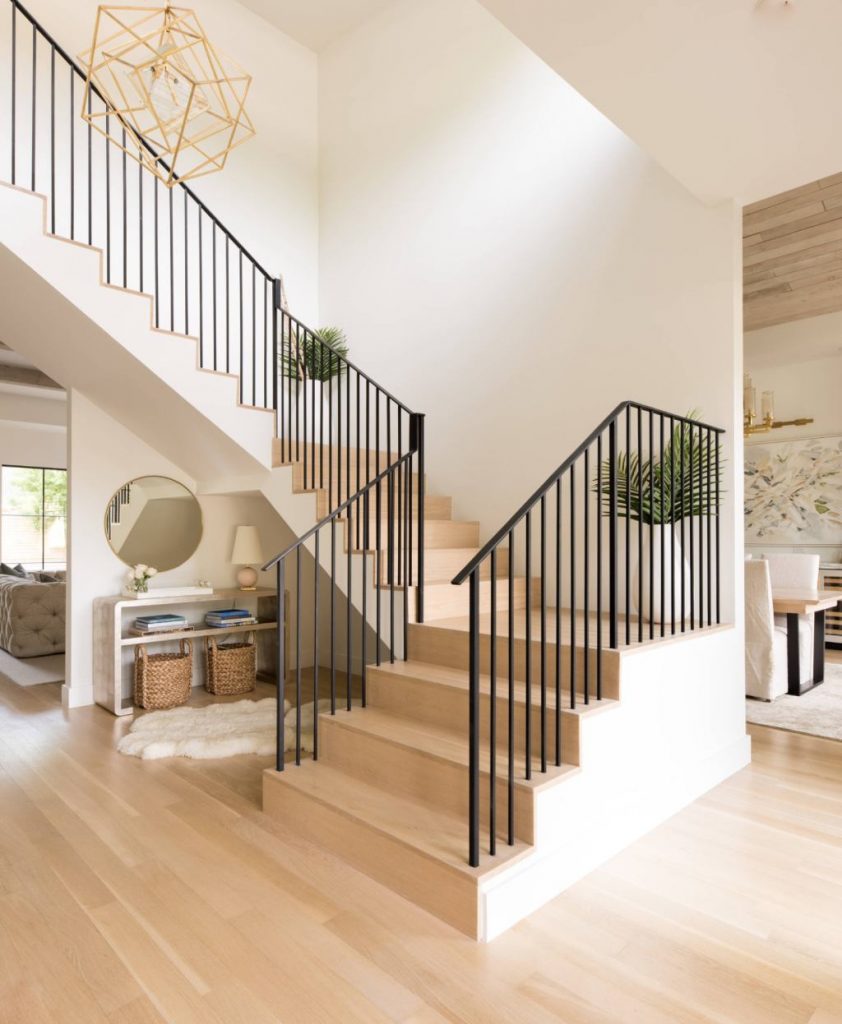 L-shaped staircase Design