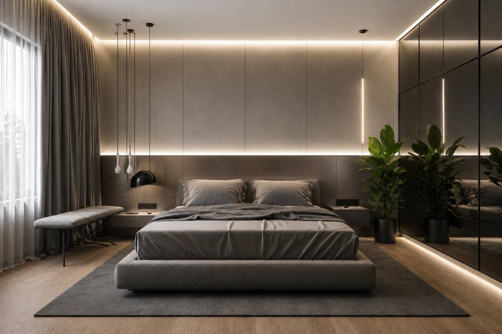 metal bed headboard design