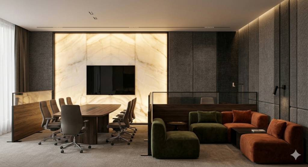 Mixed Material&nbsp;Interior Office design