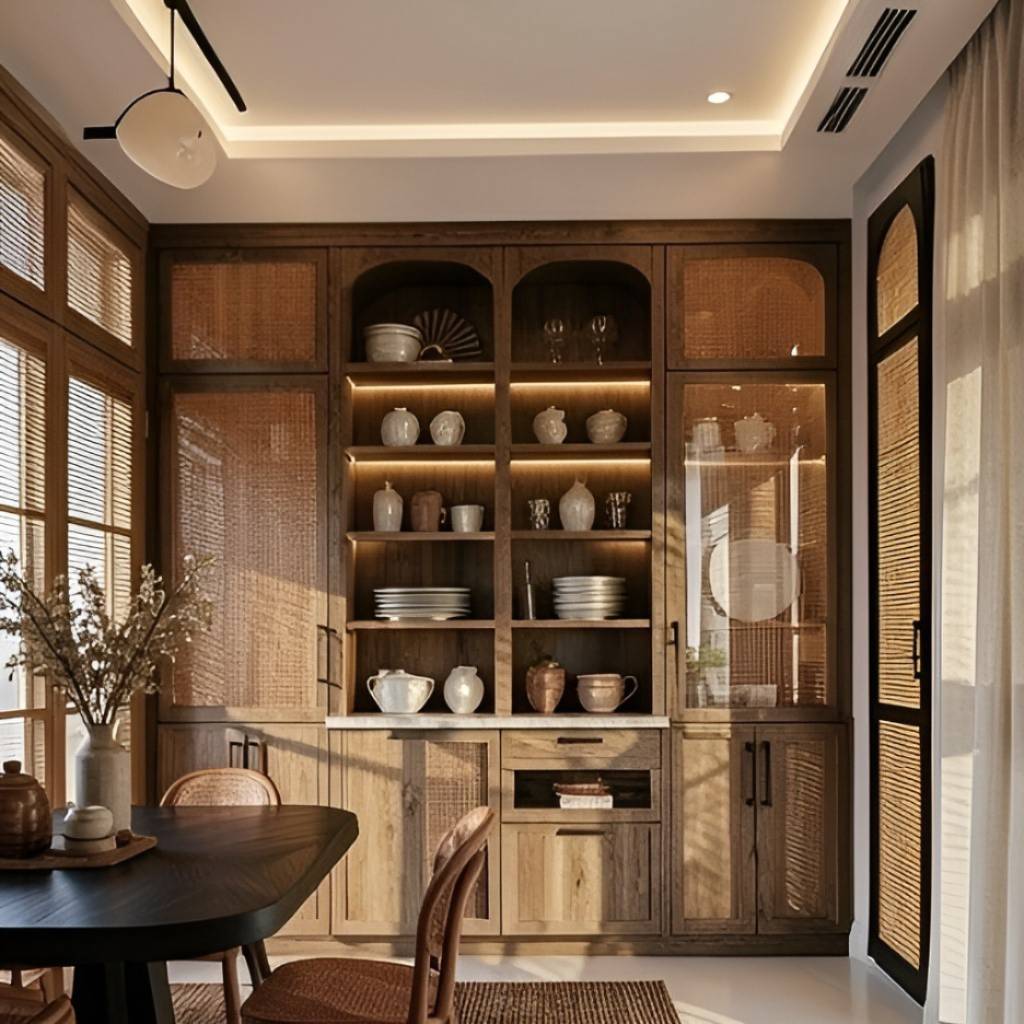 Bohemian Style Crockery Unit