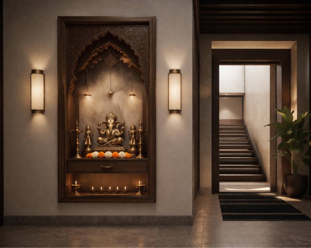 15+ Latest Pooja Room Interior Design Ideas for Modern Indian Homes