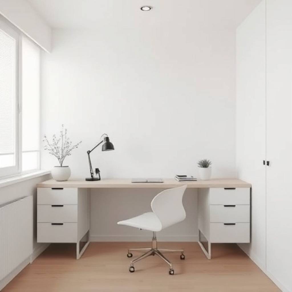 Minimalist Study Room Design Idea