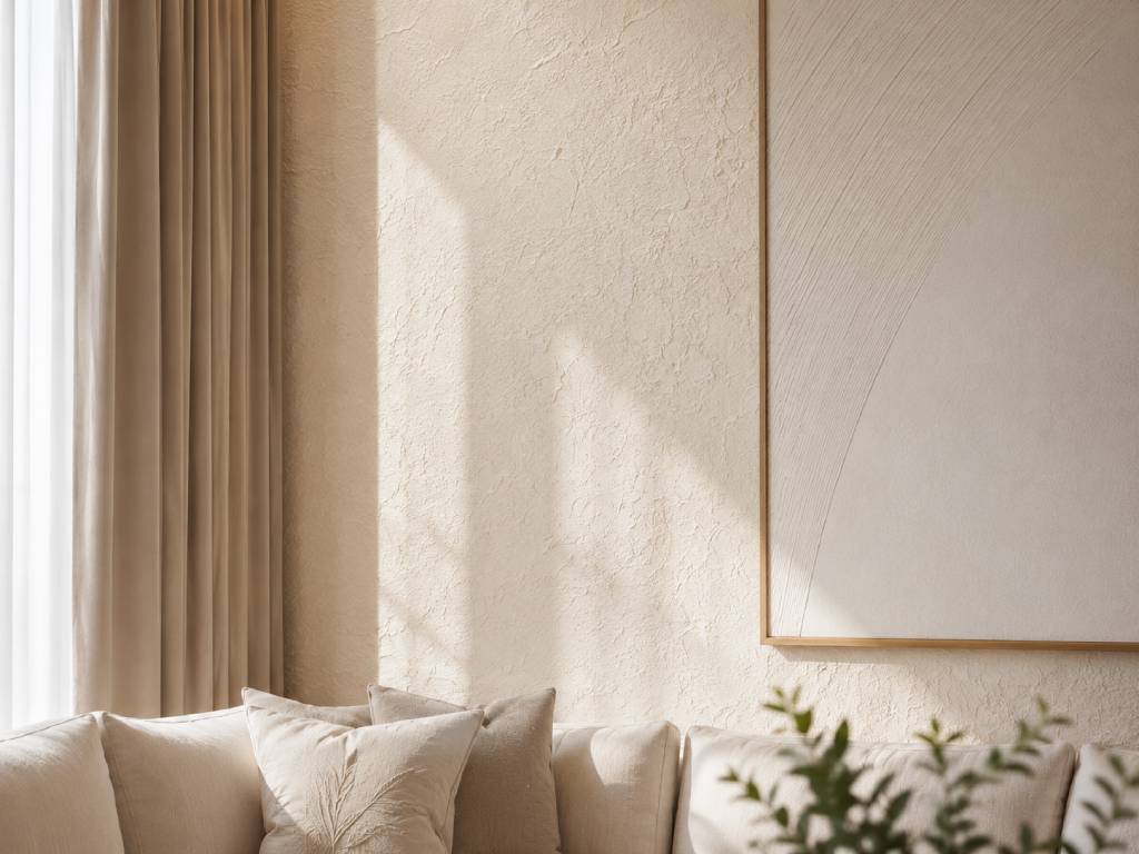 Sand texture wall finish