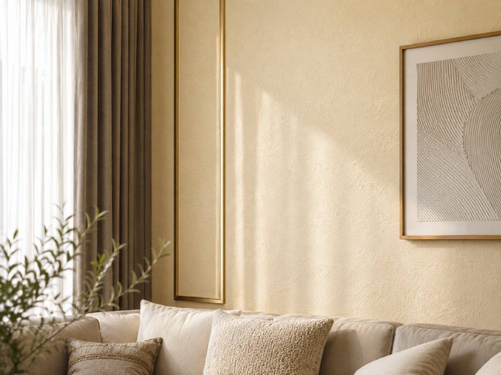 Knockdown wall texture design