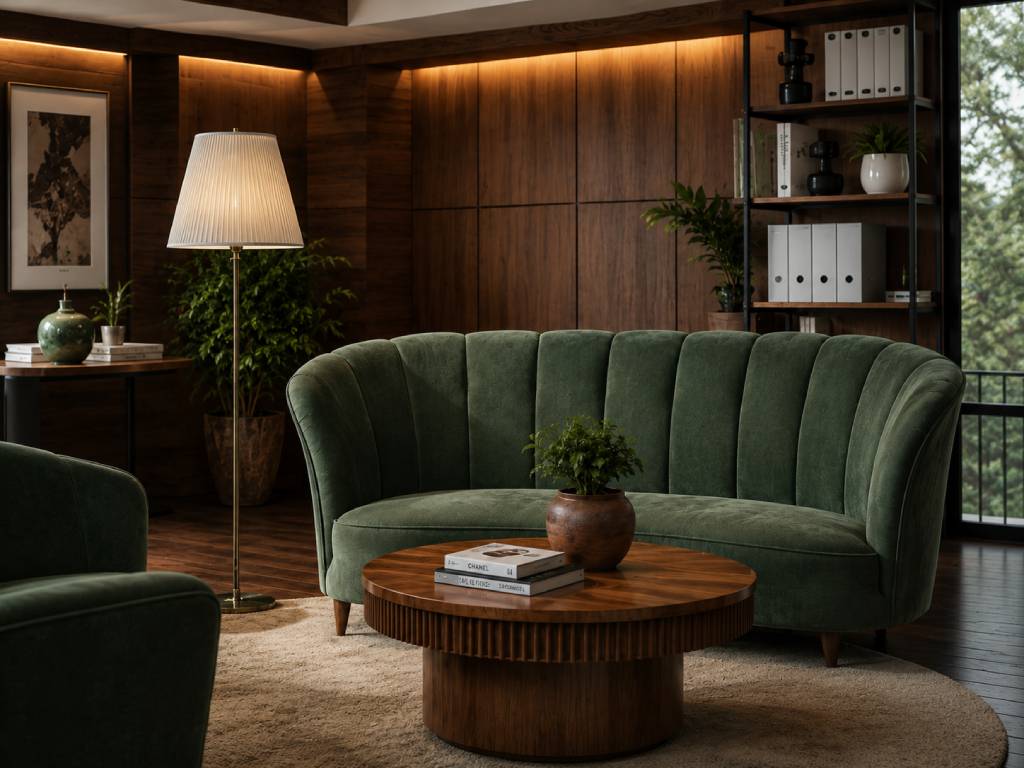 Pista Green and Walnut Brown Colour Combination