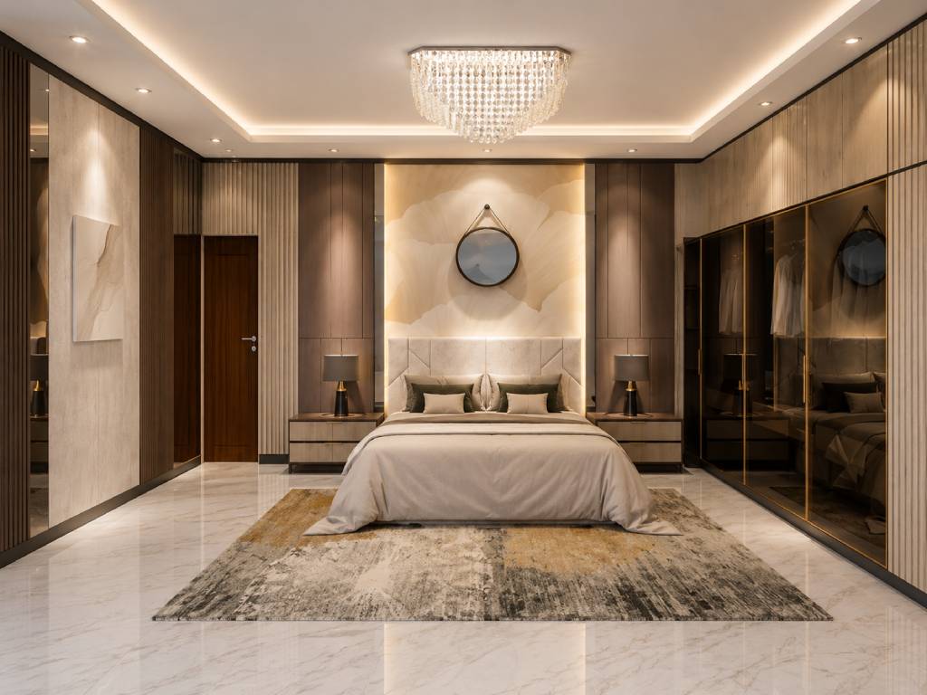 Modern luxurious bedroom Design