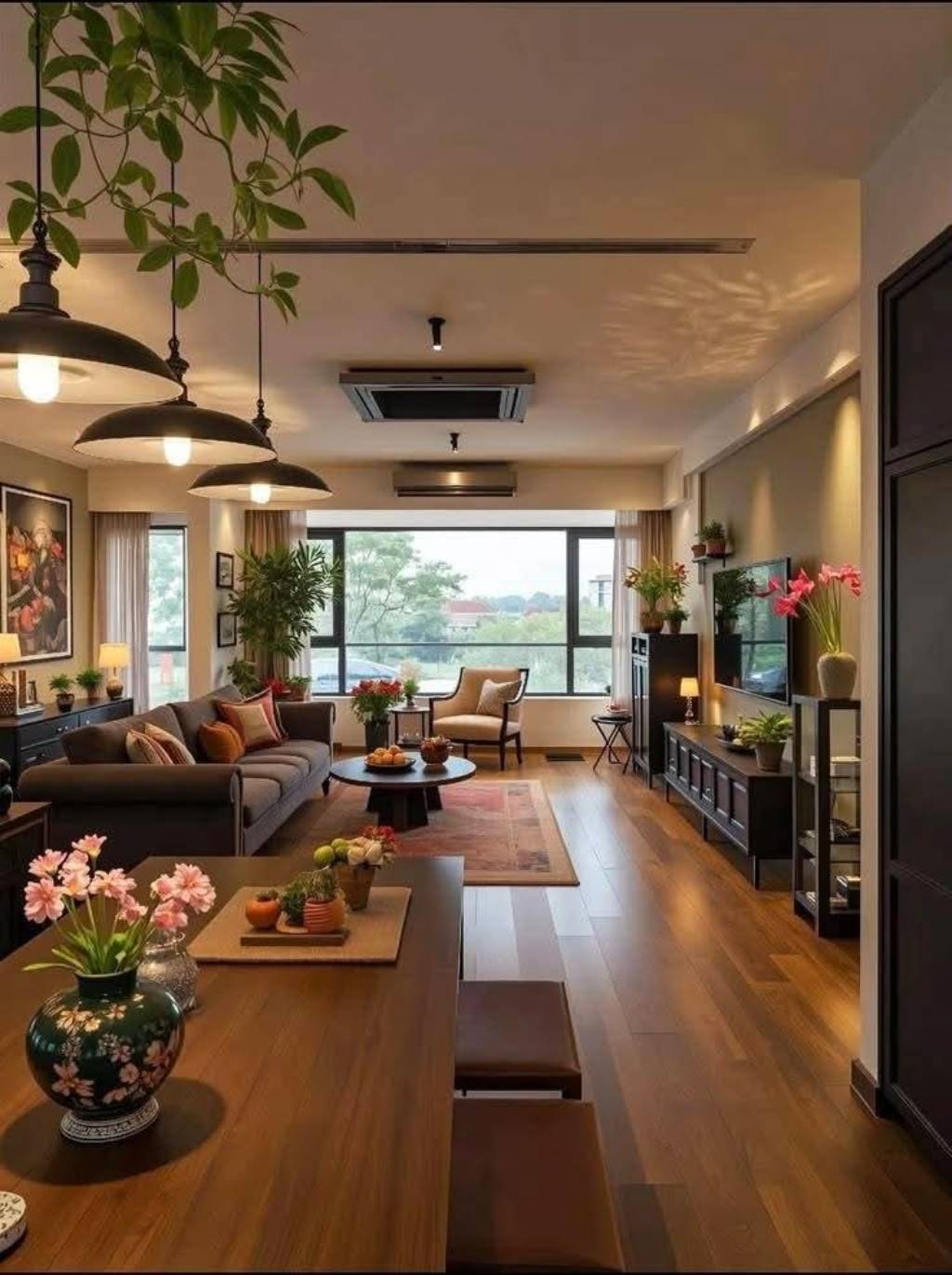 Well Lit Living Room