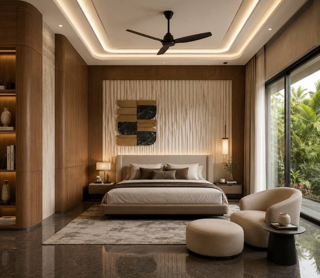 POP Ceiling design With Fan