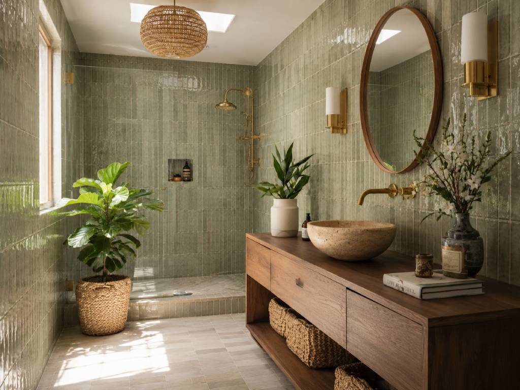 Functional bathroom design