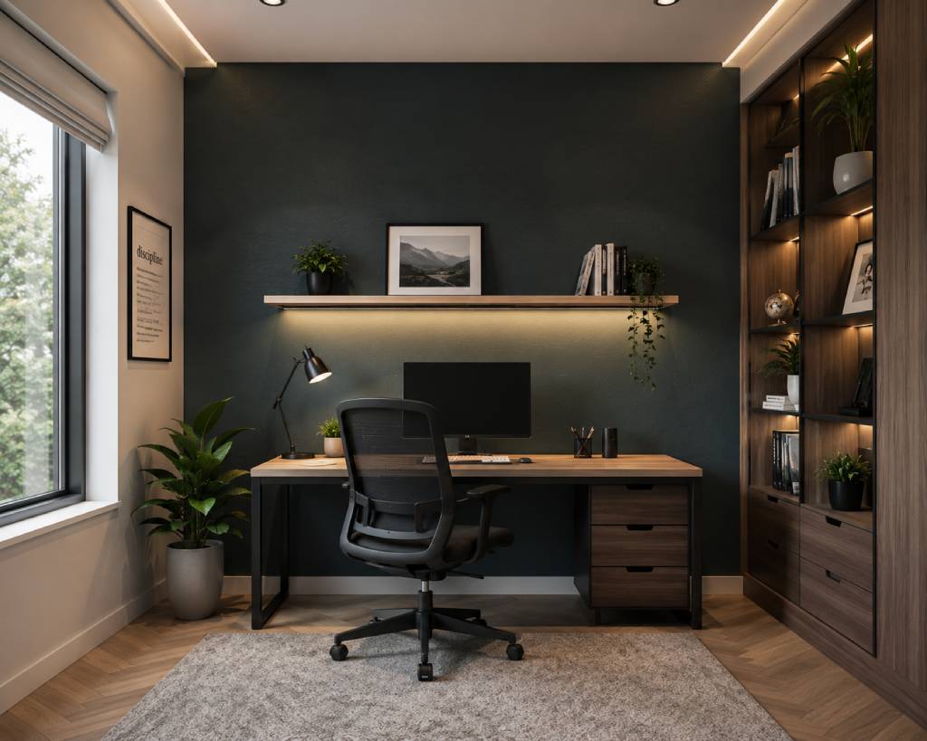 Ergonomic study room furniture design for long working hours