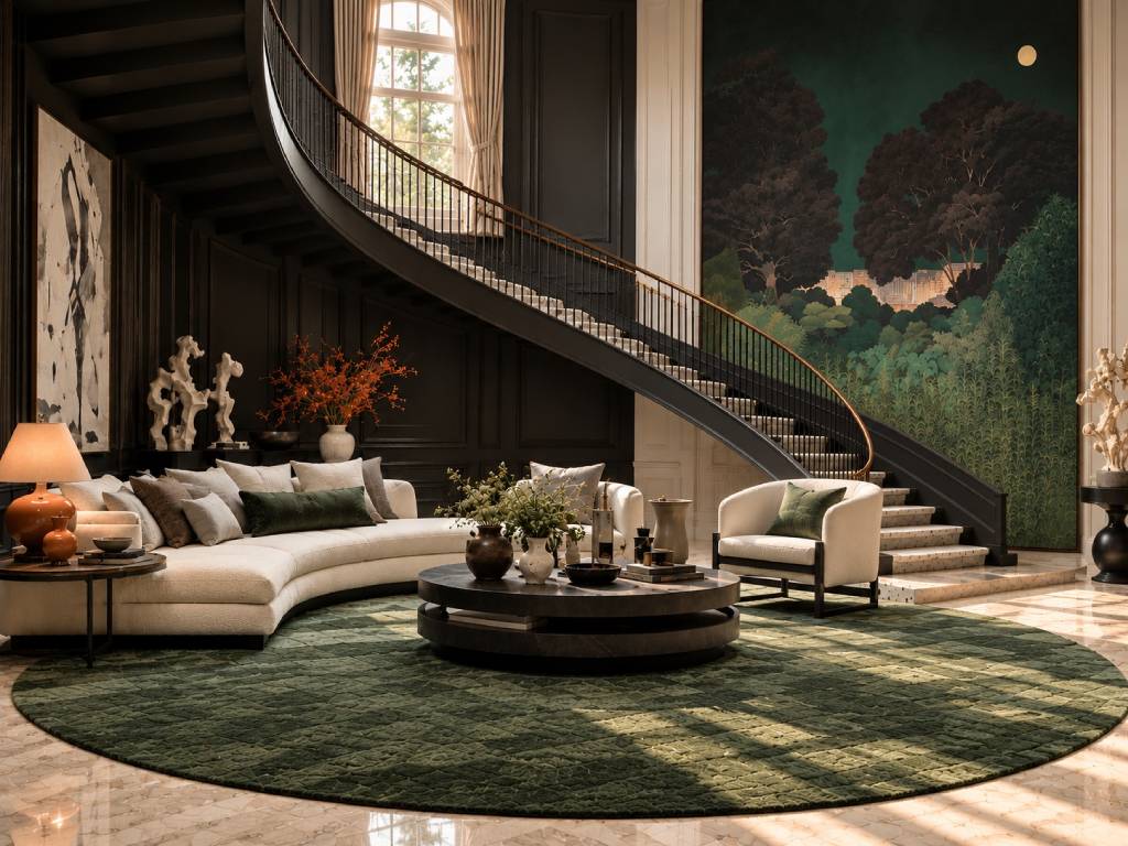 Modern Living room furniture setup 