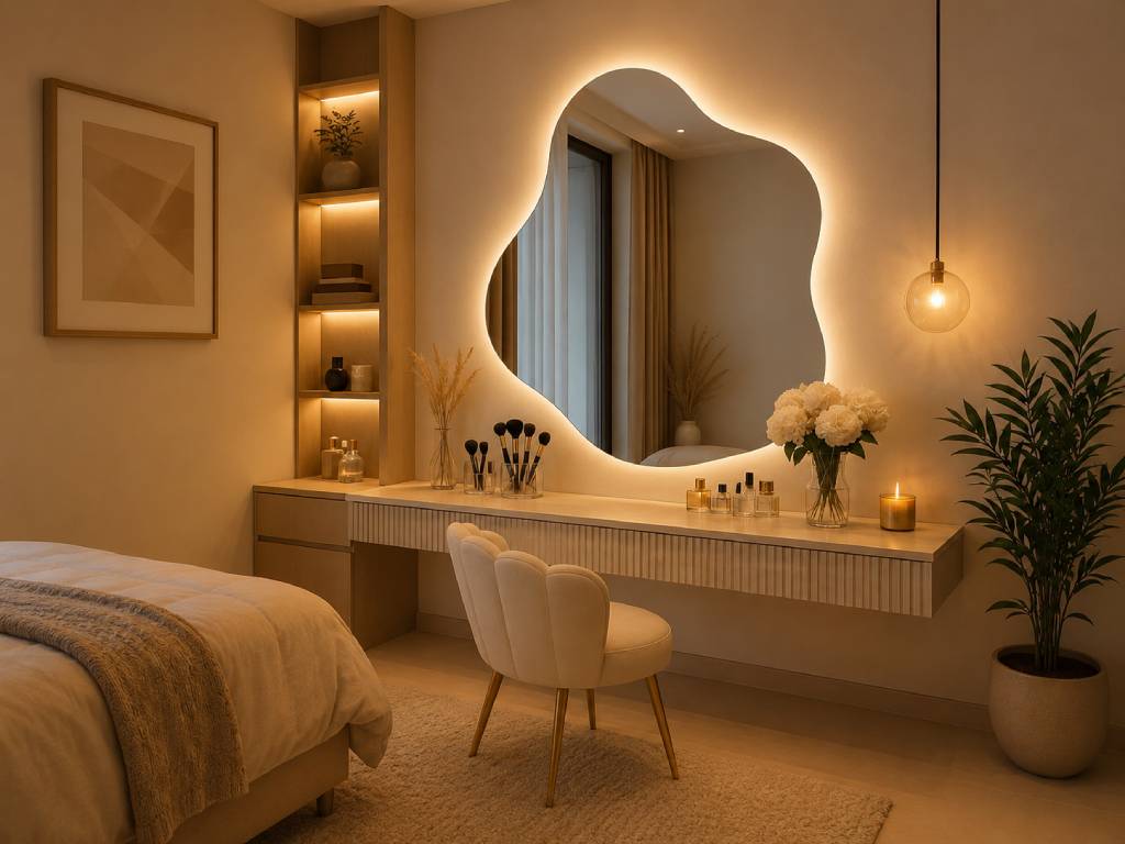 Backlit Mirror Designs Dressing Table Design