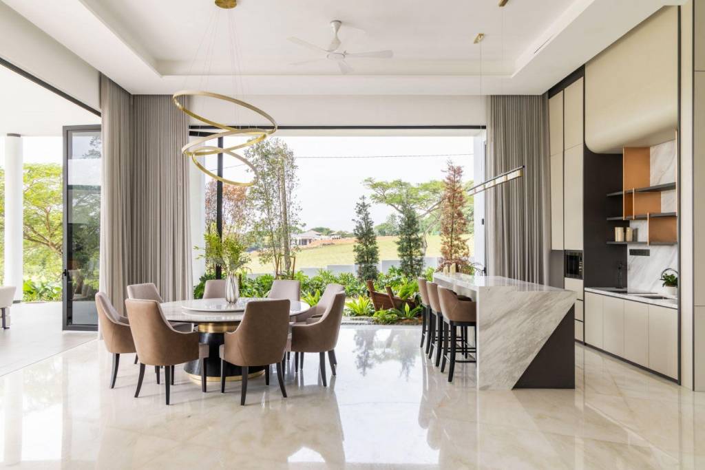 Open-concept kitchen and dining ideas