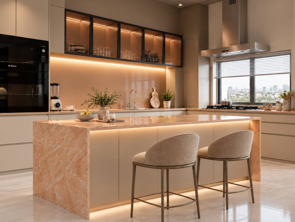 Functional island kitchen design